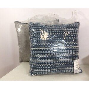 The Company Store Square Decorative Pillow 20 Inches New X 2